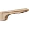 Ekena Millwork 5"W x 30"D x 10"H Thin Warren Rough Cedar Woodgrain TimberThane Corbel, Primed Tan CORUR05X30X10WARRCPR - alternate 1